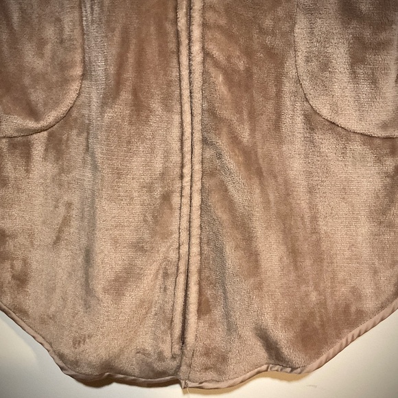 New Women’s Koolaburra by UGG Jacket Full Zip Sherpa Lined Long Length Tan XS - Picture 7 of 9